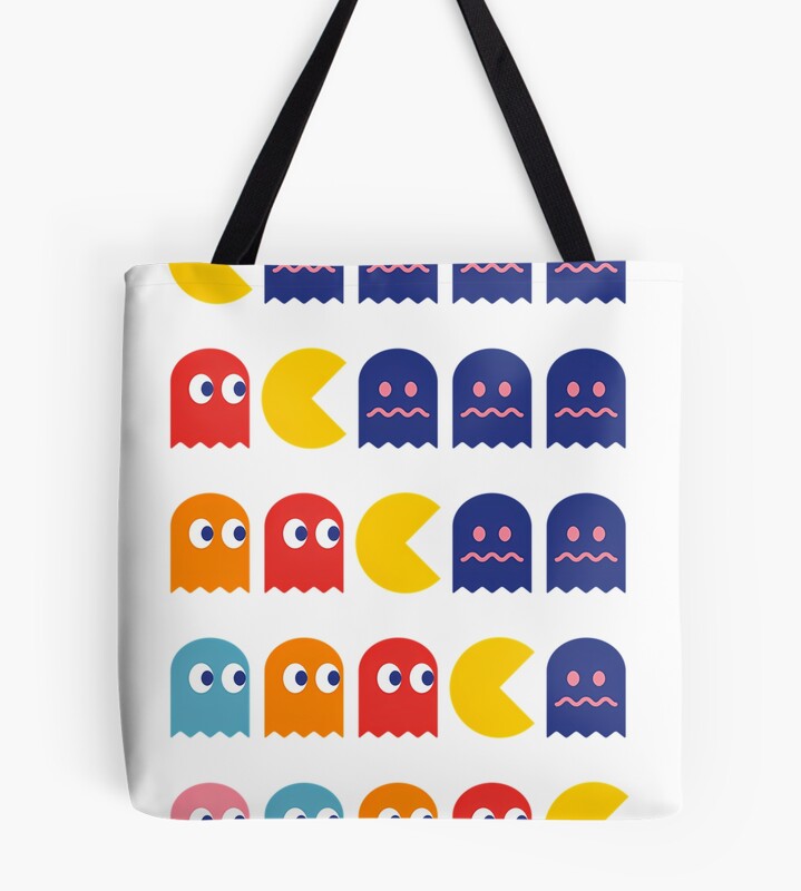 8 Bits Pac ManTote Bag - Pac Man Merch