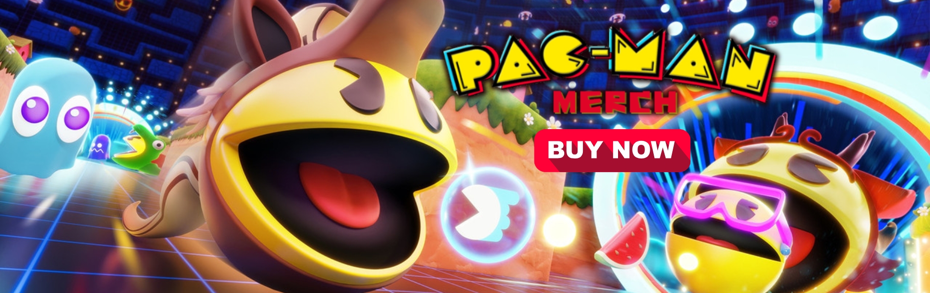 Pac Man Merch Banner - Pac Man Merch