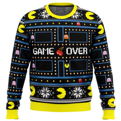 Ugly Christmas Sweater front 63 - Pac Man Merch