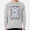 ssrcolightweight sweatshirtmensheather greyfrontsquare productx1000 bgf8f8f8 12 - Pac Man Merch