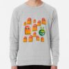 ssrcolightweight sweatshirtmensheather greyfrontsquare productx1000 bgf8f8f8 2 - Pac Man Merch