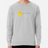 ssrcolightweight sweatshirtmensheather greyfrontsquare productx1000 bgf8f8f8 22 - Pac Man Merch