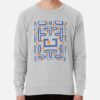 ssrcolightweight sweatshirtmensheather greyfrontsquare productx1000 bgf8f8f8 24 - Pac Man Merch