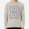 ssrcolightweight sweatshirtmensoatmeal heatherfrontsquare productx1000 bgf8f8f8 12 - Pac Man Merch