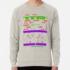 ssrcolightweight sweatshirtmensoatmeal heatherfrontsquare productx1000 bgf8f8f8 23 - Pac Man Merch