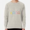 ssrcolightweight sweatshirtmensoatmeal heatherfrontsquare productx1000 bgf8f8f8 28 - Pac Man Merch